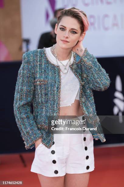 Kristen Stewart arrives at the Award Ceremony during the 45th Deauville American Film Festival on September 14, 2019 in Deauville, France.