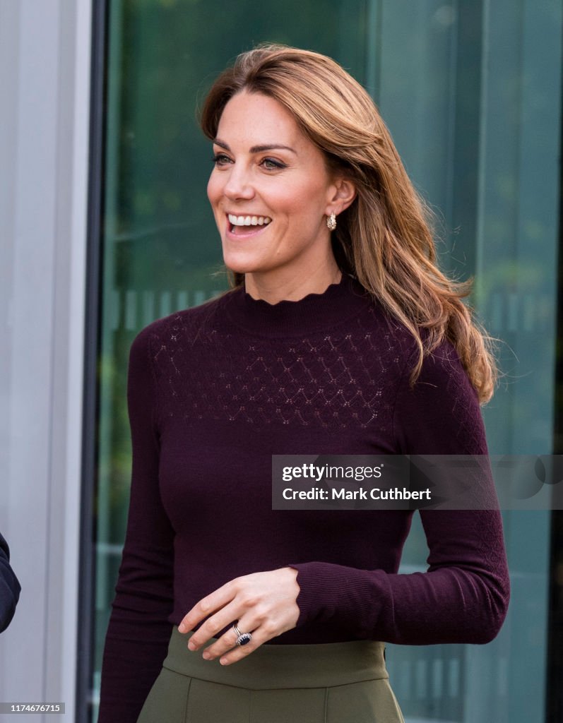 The Duchess Of Cambridge Visits The Angela Marmont Centre For UK Biodiversity