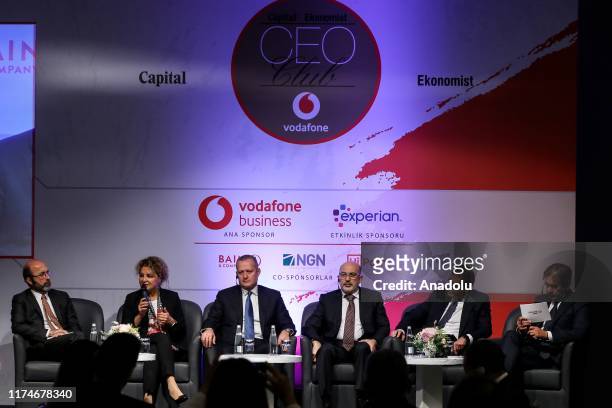 Umit Leblebici , General Manager & Executive Director at Turk Ekonomi Bankasi , Serra Akcaoglu , Citibank Turkey CEO, Mert Oncu , Odeabank General...