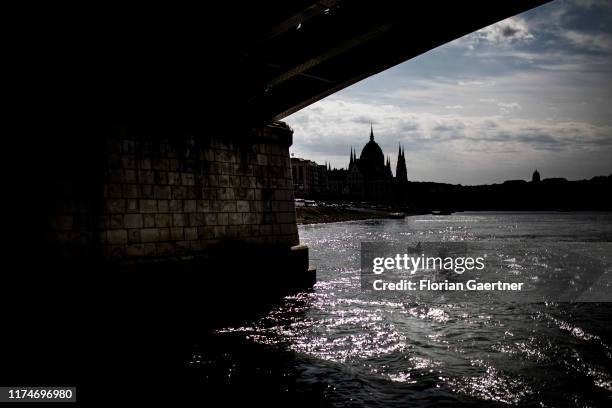 The Orszaghaz is pictured on September 30, 2019 in Budapest, Hungary.