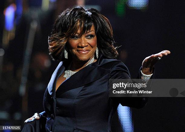 Singer Patti LaBelle performs onstage during the BET Awards '11 held at the Shrine Auditorium on June 26, 2011 in Los Angeles, California.