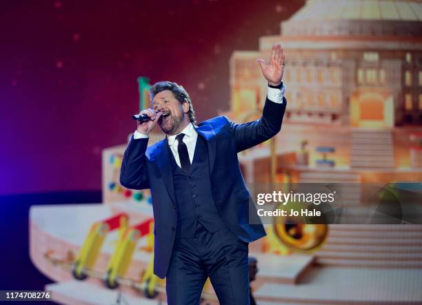 Michael Ball performs on stage during BBC Proms In The Park 2019 at Hyde Park on September 14, 2019 in London, England.