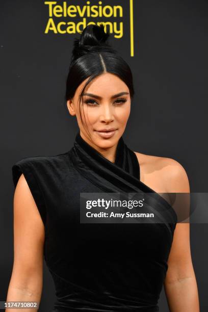 Kim Kardashian West attends the 2019 Creative Arts Emmy Awards on September 14, 2019 in Los Angeles, California.