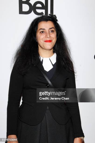 Marjane Satrapi attends the "Radioactive" premiere during the 2019 Toronto International Film Festival at Princess of Wales Theatre on September 14,...
