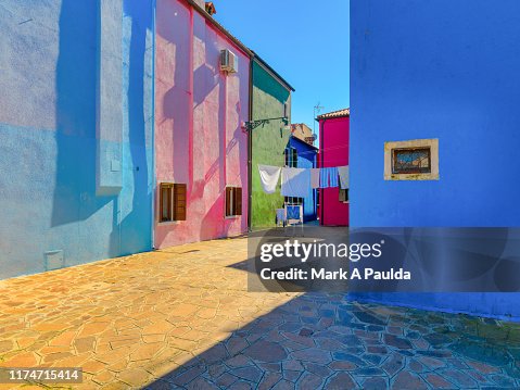 Colorful Buildings in Burano Italy Colorful Buildings in Burano Italy
