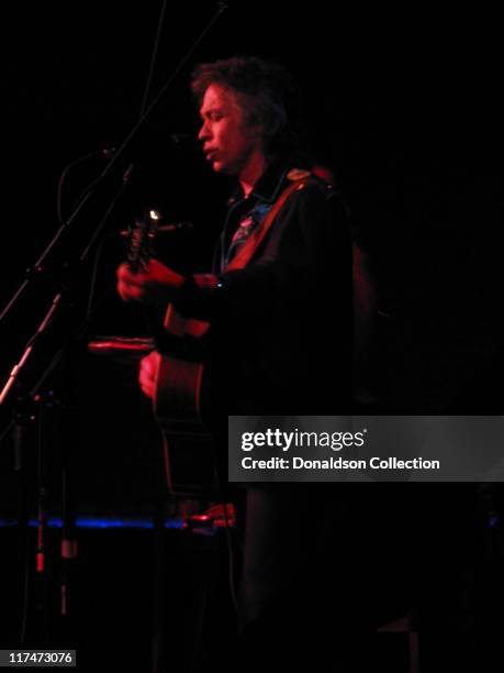 Singer/songwriter Jim Lauderdale performs at Club Lingerie in Hollywood in 2004 in Los Angeles, California .