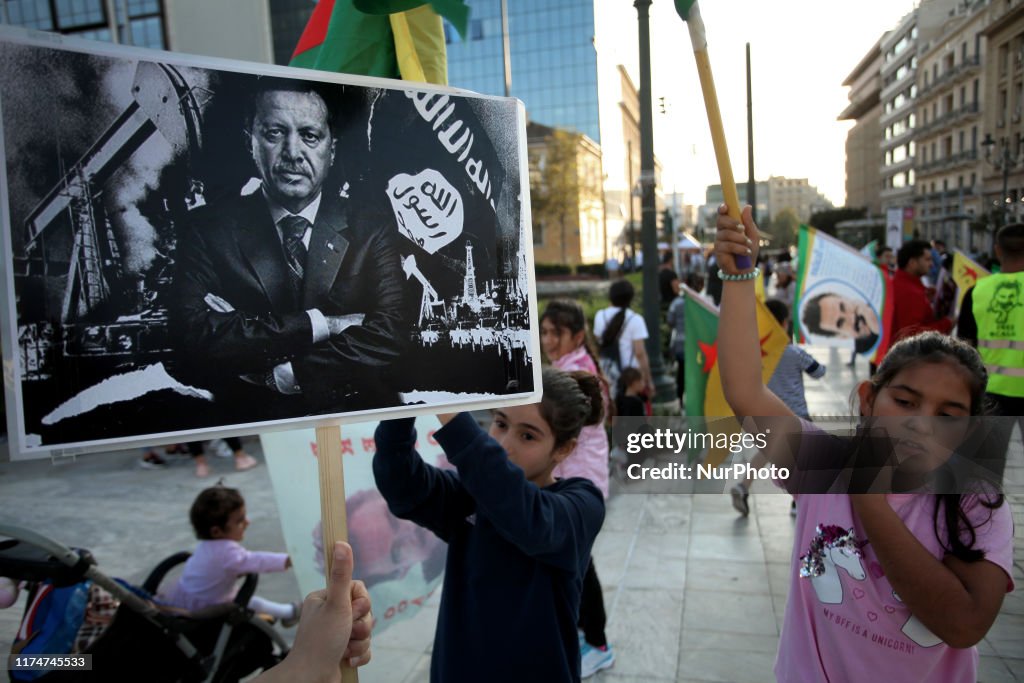 Kurds Protest In Athens