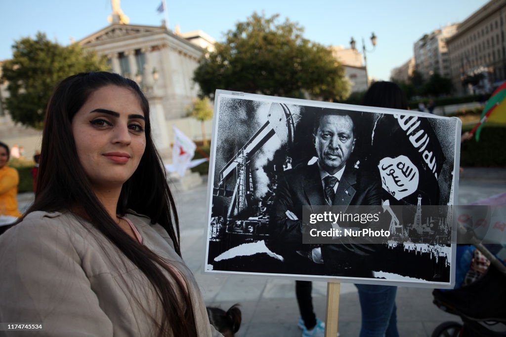 Kurds Protest In Athens