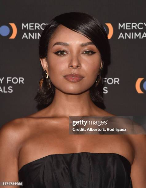Kat Graham attends the Mercy For Animals 20th Anniversary Gala at The Shrine Auditorium on September 14, 2019 in Los Angeles, California.