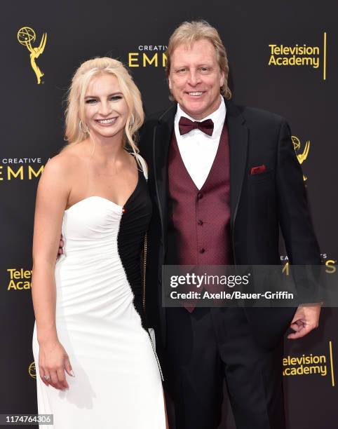 Mandy Hansen and Sig Hansen attend the 2019 Creative Arts Emmy Awards on September 14, 2019 in Los Angeles, California.