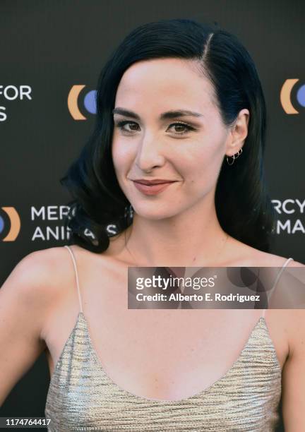Allison Scagliotti attends the Mercy For Animals 20th Anniversary Gala at The Shrine Auditorium on September 14, 2019 in Los Angeles, California.