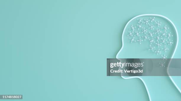 concept numérique d'intelligence artificielle - neuroscience photos et images de collection