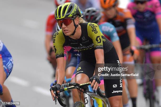 Moniek Tenniglo of The Netherlands and Team Mitchelton Scott / during the WNT Madrid Challenge by La Vuelta, Stage 2 a 98,6km stage from Madrid to...