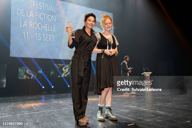 Carmen Kassovitz, Théo Fernandez and Manon Valentin attend the Foto di  attualità - Getty Images
