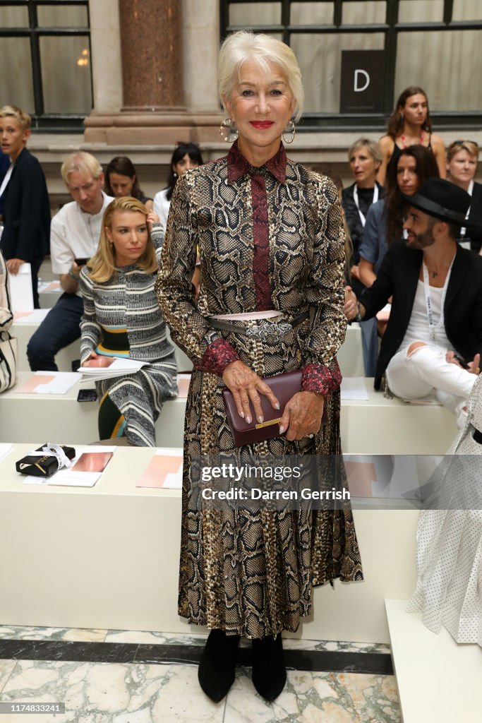Victoria Beckham - Front Row - LFW September 2019