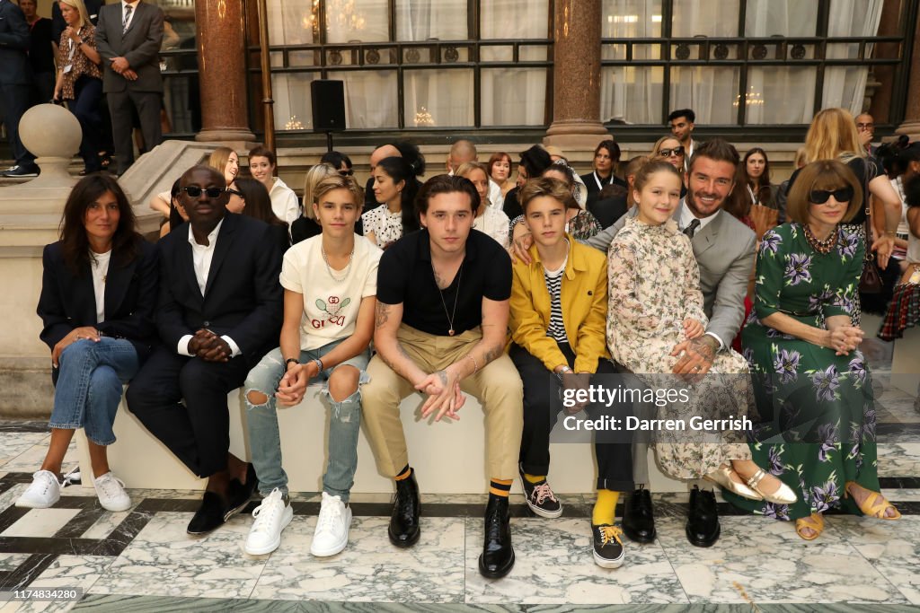 Victoria Beckham - Front Row - LFW September 2019