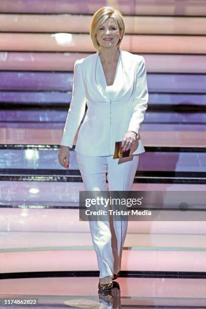 Carmen Nebel at the charity gala "Willkommen bei Carmen Nebel" at TUI Arena on September 14, 2019 in Hanover, Germany.