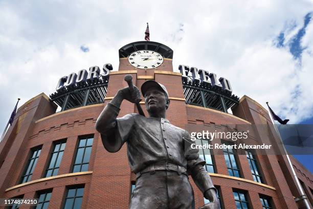Coors Fields in Denver, Colorado, is the home stadium for the Colorado Rockies Major League Baseball team.