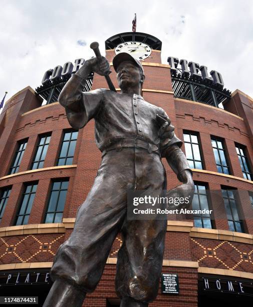 Coors Fields in Denver, Colorado, is the home stadium for the Colorado Rockies Major League Baseball team.