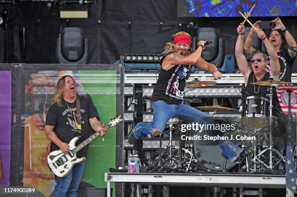 Bret Michaels performs during the inaugural 2019 Hometown Rising Country Music & Bourbon Festival at Highland Festival Grounds at Kentucky Expo...