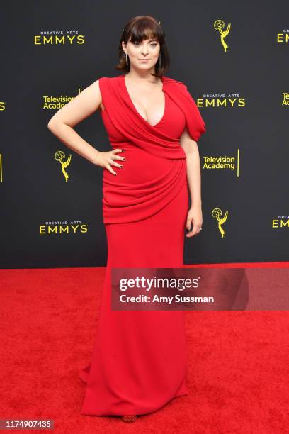 Rachel Bloom attends the 2019 Creative Arts Emmy Awards on September 15, 2019 in Los Angeles, California.