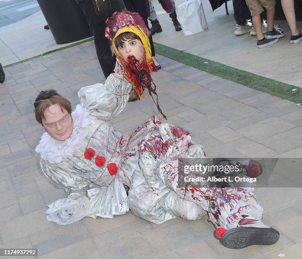 Horror Cosplayers attend The Son Of Monsterpalooza Convention at The Marriott Burbank Convention Center on September 14, 2019 in Burbank, California.