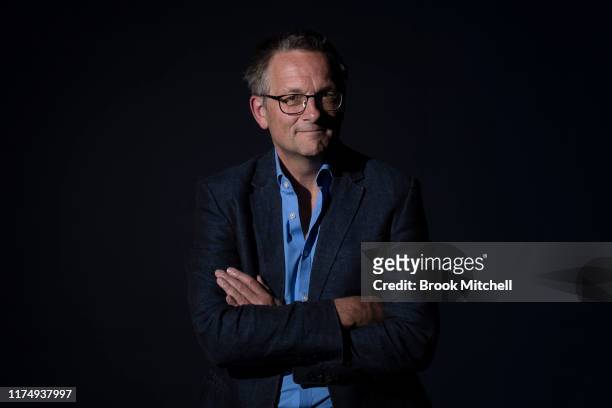 Dr Michael Mosley poses for a photo at the ICC Sydney on September 16, 2019 in Sydney, Australia. The Centenary Institute Oration is part of the 14th...