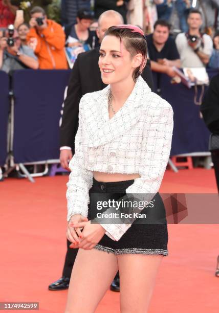 Kristen Stewart attends the Seberg Premiere during the 45th Deauville American Film Festival on September 13, 2019 in Deauville, France.