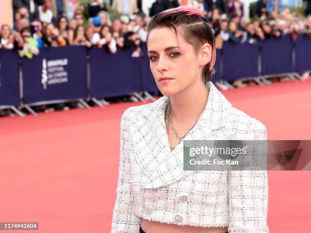 Kristen Stewart attends the Seberg Premiere during the 45th Deauville American Film Festival on September 13, 2019 in Deauville, France.