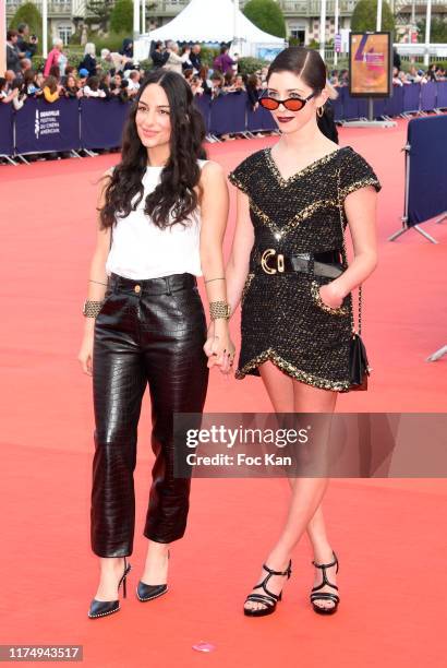 Director Pippa Bianco and Annabelle Attanasio attend the Seberg Premiere during the 45th Deauville American Film Festival on September 13, 2019 in...