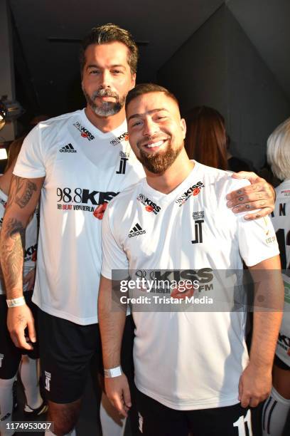 Aurelio Savina and Shayan Garcia during the Kiss FM Kiss Cup at Max-Schmeling-Halle on October 9, 2019 in Berlin, Germany.