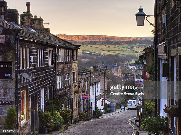 haworth - yorkshire stock-fotos und bilder