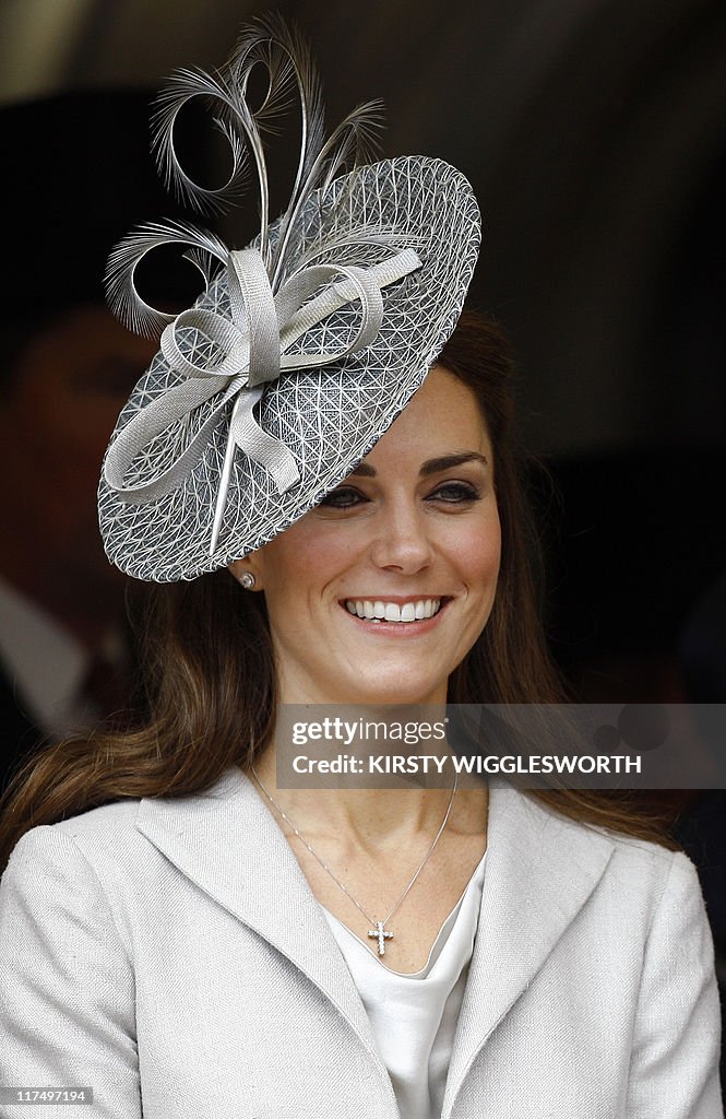 Catherine, Duchess of Cambridge, smiles