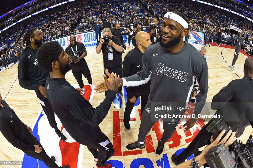 2019 NBA Global Games - Los Angeles Lakers v Brooklyn Nets