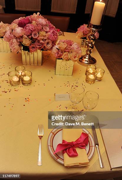 General views as Tamara Ecclestone celebrates her 27th birthday in the private room at Cipriani Restaurant on June 25, 2011 in London.
