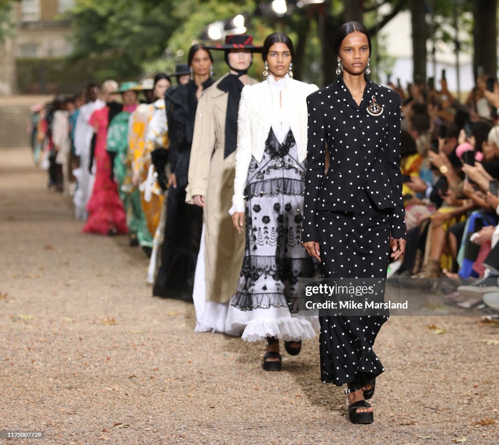 Erdem - Runway - LFW September 2019