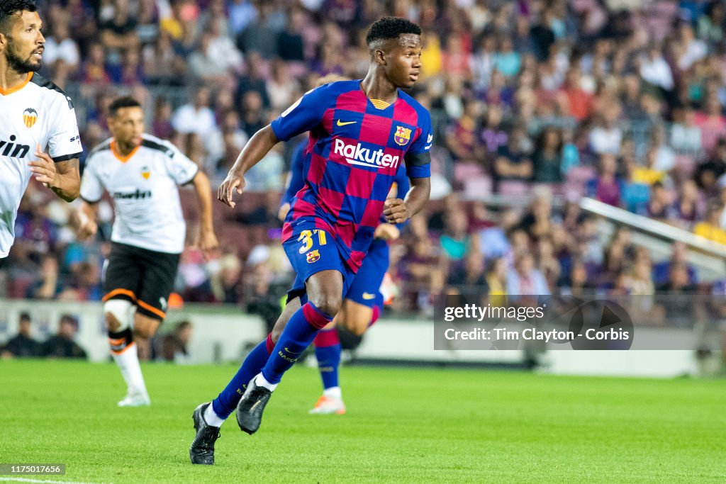 Barcelona V Valencia, La Liga regular season.