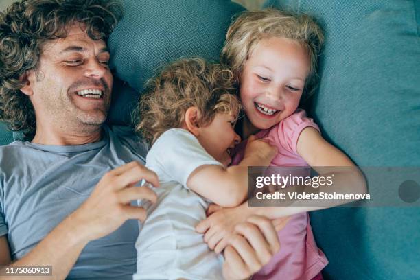 family having fun - son daughter stock pictures, royalty-free photos & images