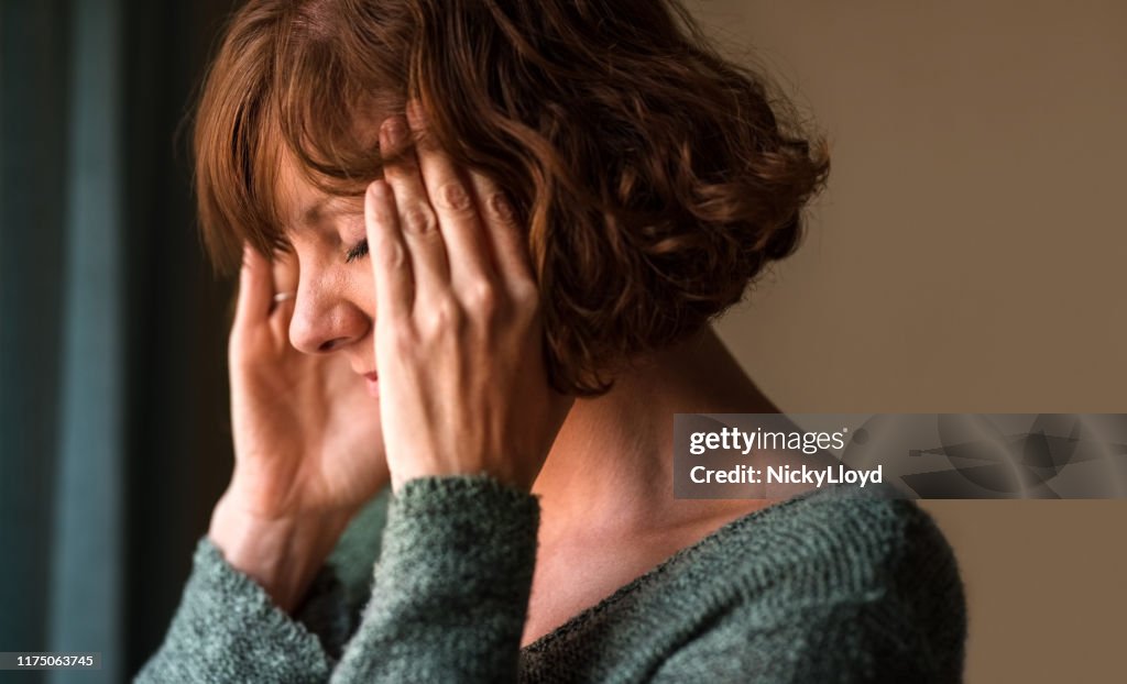 Vrouw in pijn