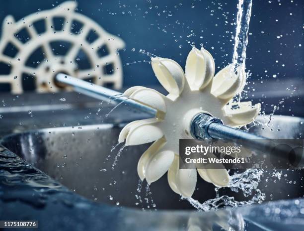 turbine wheel being tested for power generation - turbina imagens e fotografias de stock