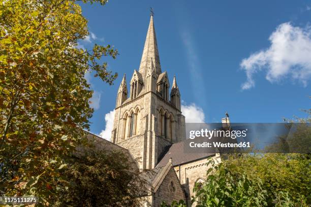 st john's church, lansdowne cres, notting hill, london, uk - steeple stock pictures, royalty-free photos & images