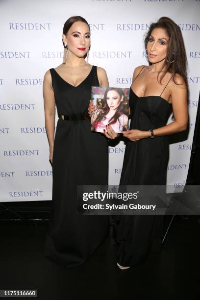 Janel Tanna and Farzana Neimann attend Janel Tanna's Cover Party By Resident Magazine at Philippe Chow on October 9, 2019 in New York City.