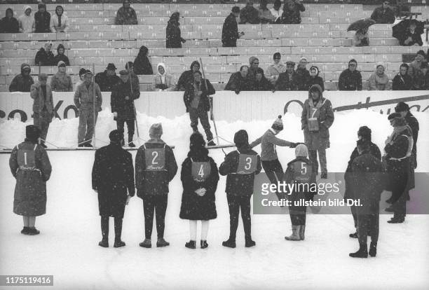 Eiskunstlauf-WM 1966 in Davos: Pflichtlaufen der Herren, Preisrichter