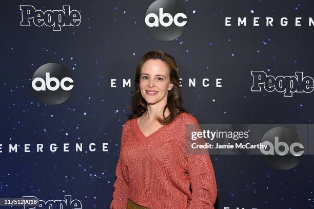 Maria Dizzia attends the premiere Of ABC's Emergence with PEOPLE on September 16, 2019 in New York City.