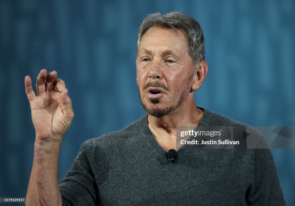 Oracle Founder Larry Eliison Delivers Keynote At Oracle OpenWorld