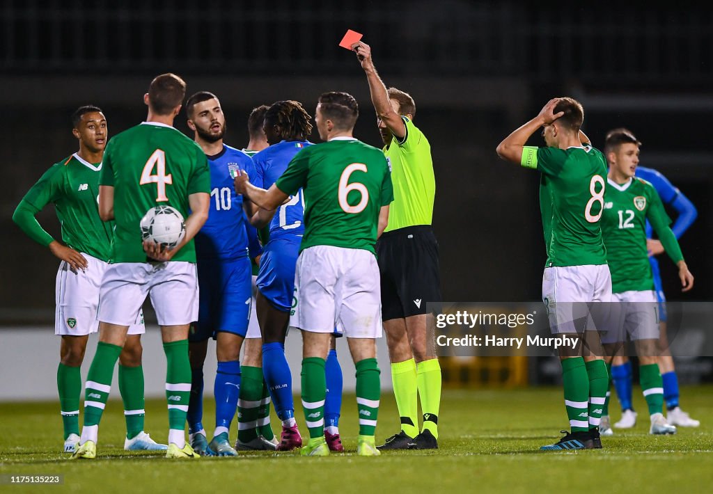 Republic of Ireland v Italy - UEFA U21 Championships Qualifier