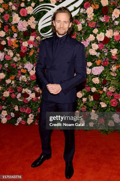 Tom Hiddleston attends The American Theatre Wing's 2019 Gala at Cipriani 42nd Street on September 16, 2019 in New York City.