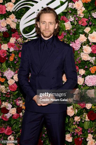 Tom Hiddleston attends The American Theatre Wing's 2019 Gala at Cipriani 42nd Street on September 16, 2019 in New York City.