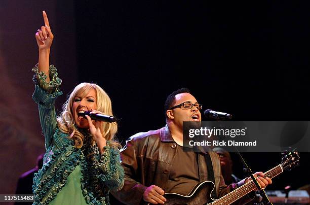 Martha Munizzi and Israel Houghton of Israel & New Breed