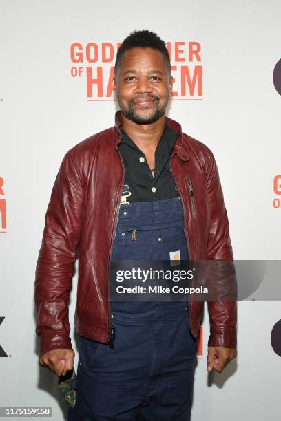 Actor Cuba Gooding Jr. Attends the "Godfather Of Harlem" New York Screening at The Apollo Theater on September 16, 2019 in New York City.